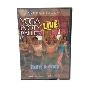 YOGA BOOTY BALLET LIVE - Light & Easy DVD BEACHBODY 2005 DVD Exercise New